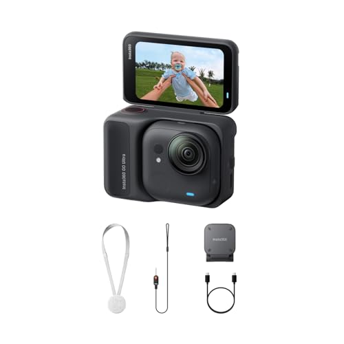 Insta360 GO Ultra 4K Cam: Tiny, Lightweight, Low Light, Mount Anywhere