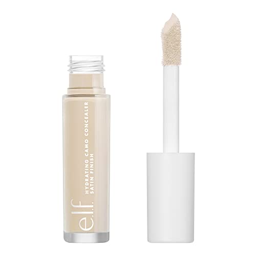 e.l.f. Hydrating Camo Concealer: Satin Finish, Corrects & Highlights, Fair Warm, 0.203 oz