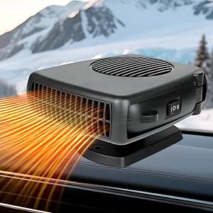 Portable Car Heater 12V 200W: Fast Heating Defroster & Defogger