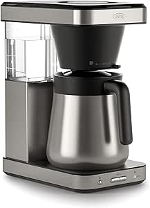OXO Brew Coffee Maker 8-Cup - Single Serve & Carafe, Stainless Steel