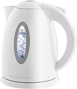 OVENTE 1.7L Electric Kettle: Fast Boil for Coffee/Tea, BPA-Free, Auto Shut-Off