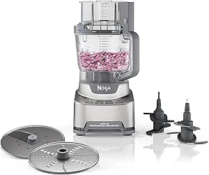 Ninja Professional XL Food Processor, 1200W, 4-in-1, Chopping, Slicing, Purees, Dough, 12-Cup Bowl
