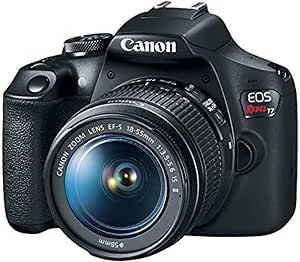 Canon EOS Rebel T7 DSLR Camera 18-55mm Lens, Wi-Fi, 24.1MP CMOS, Full HD Videos