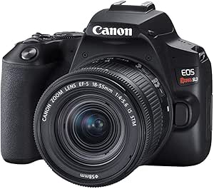 Canon EOS Rebel SL3 Camera Kit with EF-S 18-55mm Lens, Wi-Fi, Dual Pixel AF, 3.0" Touch Screen