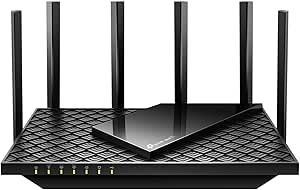 TP-Link AXE5400 Tri-Band Router, WiFi 6E, Gaming & Streaming, Gigabit Internet, 6GHz Band, Quad-Core CPU