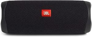 JBL FLIP 5 Waterproof Bluetooth Speaker - Black, Portable Sound
