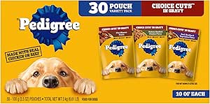 Pedigree Choice Cuts in Gravy Dog Food Variety Pack, 30 Pouches