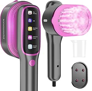 TravelJoy Portable Garment Steamer: Powerful 1200W, Fast Heat-Up, 12 Mins Steam, 5 Modes, LED Display, Handheld for Travel/Home