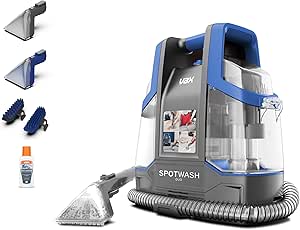 SpotWash Duo Small Handheld Shampooer for Upholstery, Sofa, Stairs, Rug - Stain Cleaning Solution, Tool for Home, Car, Pets