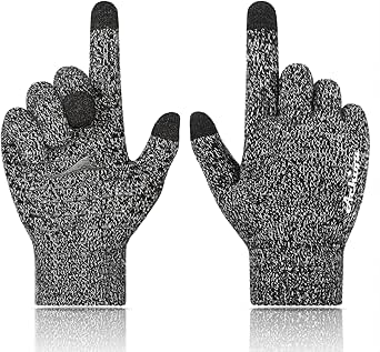 Achiou Winter Gloves - Touch Screen Texting Warm Running - Men Women
