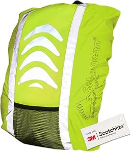 Salzmann Backpack Cover 3M Reflective | High Visibility Waterproof | Cycling, Running, Hiking