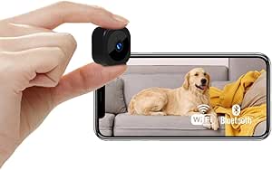 WiFi Mini Spy Camera 1080P HD, Night Vision, Motion Detection - Home Security Indoor Camera with Cloud & SD Storage - App Included