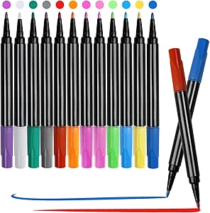 LED Note Board 12-Color Dry Erase Markers - Light Up Drawing Board - Kids/Girls/Teens Gift