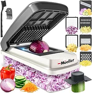 Mueller Vegetable Chopper Mandoline Slicer for Food & Cheese