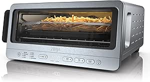 Ninja Flip Toaster Oven & Air Fryer: 8-in-1, Large Capacity, Stainless Steel, 1800W