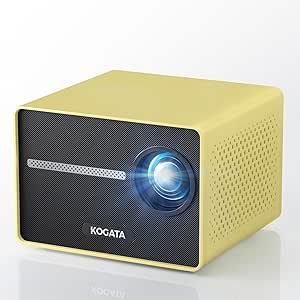 Kogata Mini Projector: WiFi, Bluetooth, Electric Focus, HDR10+. Ideal Outdoor Movie Proyector for Home Theater Experience