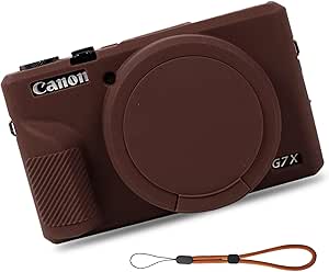 Canon G7X Mark III Soft Camera Case with Lens Cover & Strap