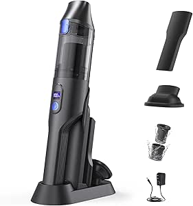Deenkee 20kPa Handheld Vacuum Cleaner for Powerful Suction