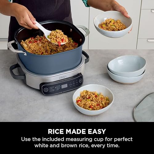 Ninja Foodi 6L Slow Cooker & Rice Cooker, 8-in-1 Functions