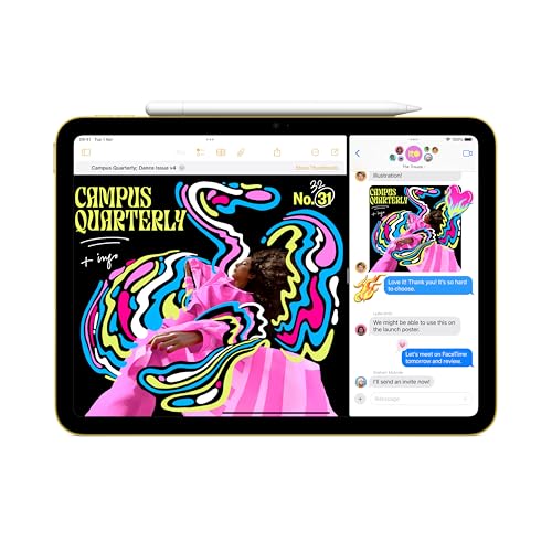 Apple iPad 11-inch: A16 Chip, Liquid Retina Display, 128GB - Wi-Fi 6, 12MP Cameras, Touch ID - Silver