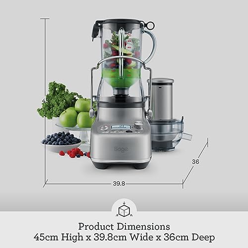 Breville 3X Bluicer Pro: Blender & Juicer in Brushed Steel