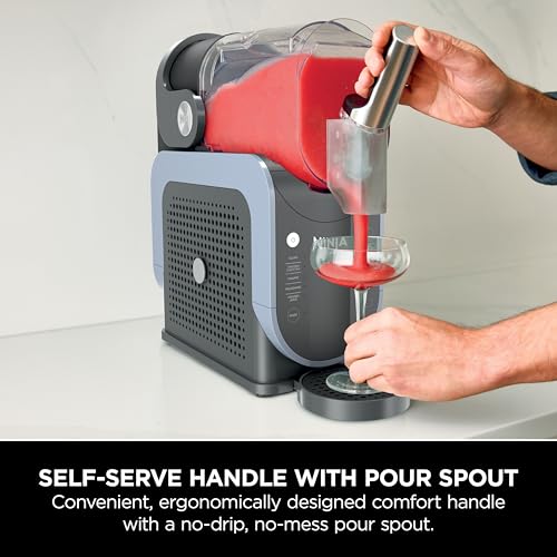 Ninja SLUSHi Maker: Create Frozen Drinks & Cocktails, WhisperChill Tech, 1.9l Capacity - Blue/Grey