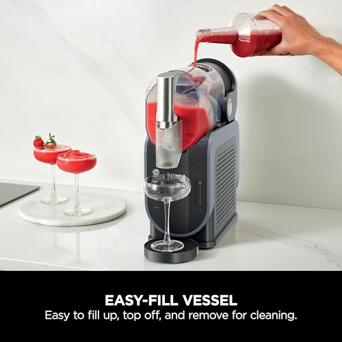 Ninja SLUSHi Maker: Create Frozen Drinks & Cocktails, WhisperChill Tech, 1.9l Capacity - Blue/Grey