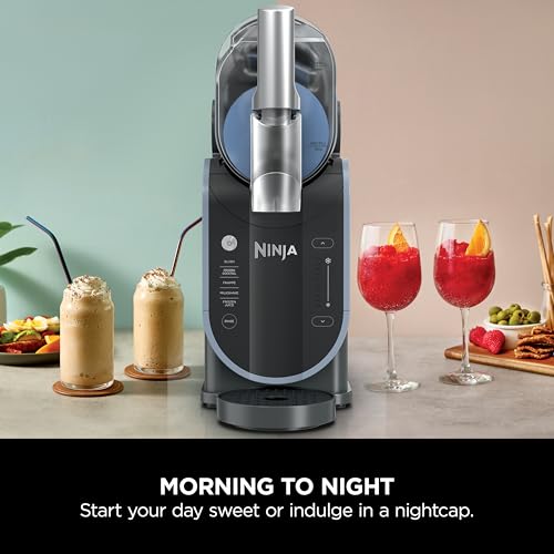 Ninja SLUSHi Maker: Create Frozen Drinks & Cocktails, WhisperChill Tech, 1.9l Capacity - Blue/Grey