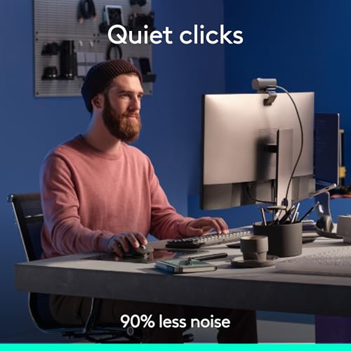 Logitech MX Master 3S Wireless Mouse: Ultra-Fast Scrolling, Ergonomic Design, 8K DPI, Silent Clicks - Dark Gray
