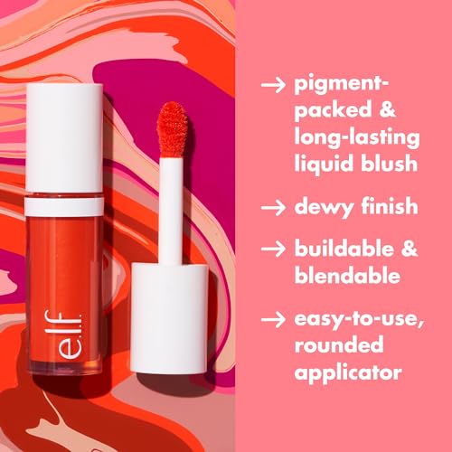 e.l.f. Camo Liquid Blush: High-Pigment Dewy Finish, Vegan, Cruelty-Free