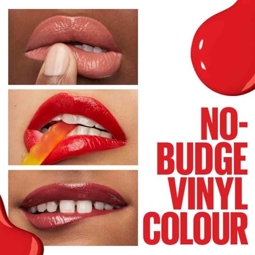 Maybelline Vinyl Ink Liquid Lipstick, Long-Lasting Shine, Vegan, 16h Wear, Smudge-Free - Shade 20 Coy