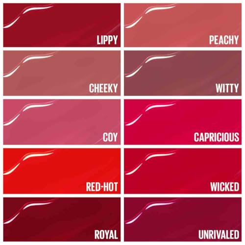 Maybelline Vinyl Ink Liquid Lipstick, Long-Lasting Shine, Vegan, 16h Wear, Smudge-Free - Shade 20 Coy