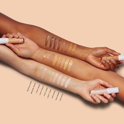 e.l.f. Hydrating Camo Concealer: Satin Finish, Corrects & Highlights, Fair Warm, 0.203 oz