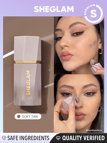 SHEGLAM Cool Toned Liquid Contour Stick for Long-Lasting Bronzed Makeup Glow