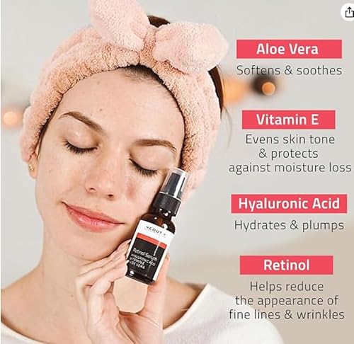 YEOUTH Retinol Serum: Hydrating Face Serum with Hyaluronic Acid & Vitamin E