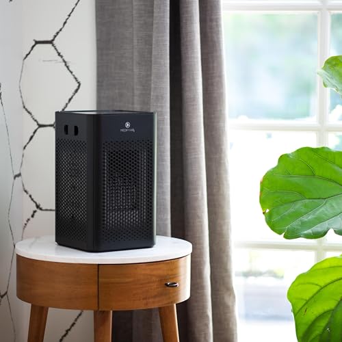 Medify MA-25 Air Purifier - H13 HEPA Filter, Dual Intake, 500 Sq. Ft. Coverage, 99.9% Removal - Modern Design, Black