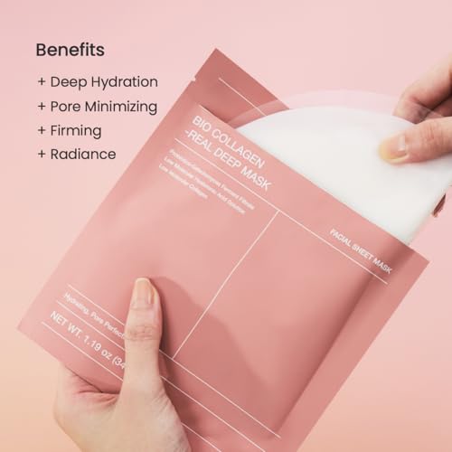 BIODANCE Bio-Collagen Mask for Pore Minimizing & Elasticity, Korean Skincare, 4 Masks