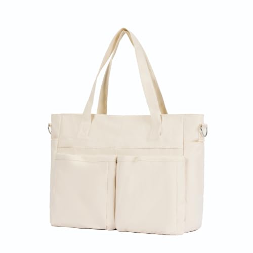 Lightweight Puffy Tote Bag: Quilted Handbag for Women - Travel, Work, Gym