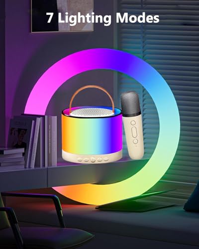 Omeyo Karaoke Machine 1 Mic - Portable Speaker for Adults & Kids