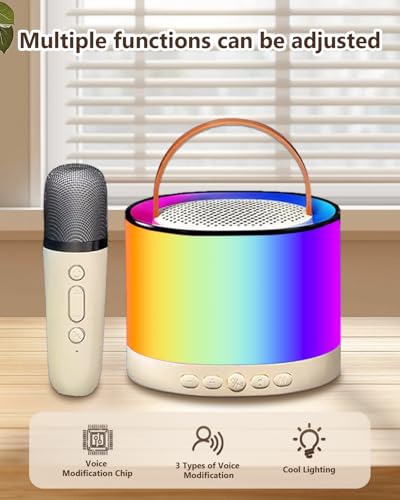 Omeyo Karaoke Machine 1 Mic - Portable Speaker for Adults & Kids
