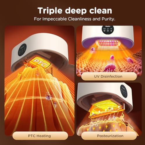 EasyAcc Portable Electric Clothes Dryer 2H Quick Dry 600W UV Sterilization - Fast Drying for Light Clothes & Underwear