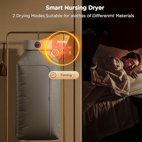 EasyAcc Portable Electric Clothes Dryer 2H Quick Dry 600W UV Sterilization - Fast Drying for Light Clothes & Underwear