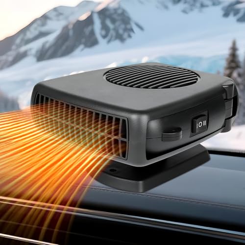 Portable Car Heater 12V 200W: Fast Heating Defroster & Defogger