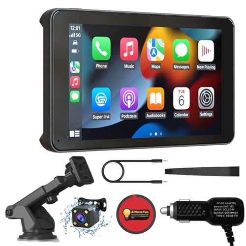 Android Auto CarPlay Screen 10-inch Smart Display 1080P - Purple