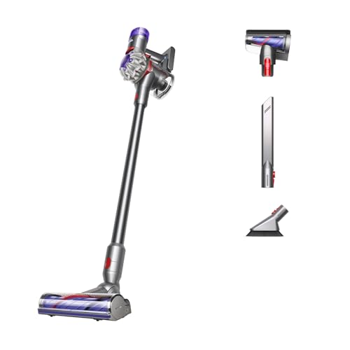 Dyson V8 Plus Cordless Vacuum: Cleans Hard Floors, Carpets, Detangles - Handheld, 115AW Power, 2 Modes, 40 Min Runtime