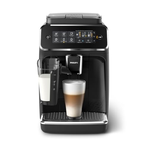 Philips Espresso Machine, LatteGo Frother, 5 Coffees, Touch Display