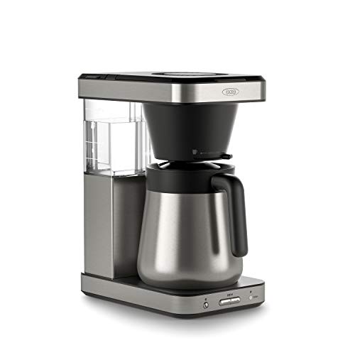 OXO Brew Coffee Maker 8-Cup - Single Serve & Carafe, Stainless Steel