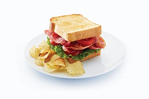 KitchenCraft Bacon Crisper Tray for Microwave Cooking, 12x9 inch