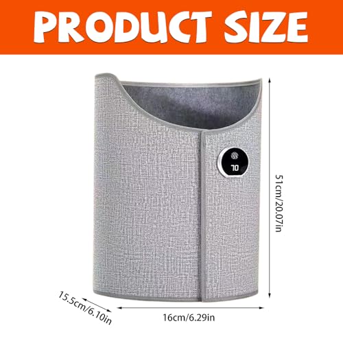 KQWVZ Electric Leg Heater: Folding Foot Warmer with 5 Temp Settings, Ideal for Office and Home