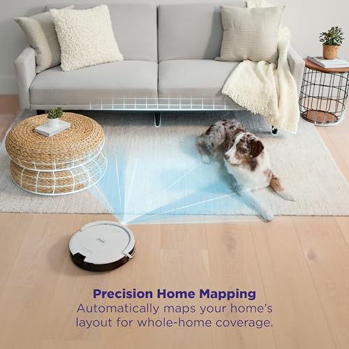 Shark Navigator Robot Vacuum 30-Day Self-Empty Base, Powerful Suction, Smart Navigation, Self-Cleaning Brushroll, Carpets & Floors